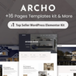 Archo - Architecture & Interior Elementor Template Kit