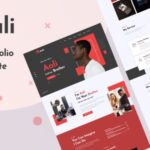 Aali Personal Portfolio Template - Premium Theme