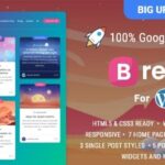 Breek Minimal Lightweight Masonry Amp Theme For Wordpress - Premium Theme