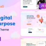 ProgriSaaS - Creative Landing Page WordPress Theme
