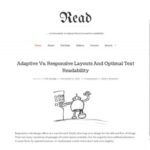 Read WP - Minimalist WordPress Blog Theme