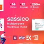 Sassico Saas Startup Multipurpose Wordpress Theme - Premium Theme