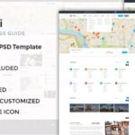 WYZI - Responsive Business Directory with Social Media Look HTML Template