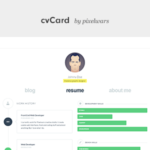 cvCard - Responsive Resume Template