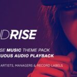 SoundRise - Artists, Producers and Record Labels WordPress Theme