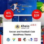 Khelo - Soccer & Sports WordPress Theme