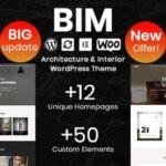 BIM - Architecture & Interior Design Elementor WordPress Theme