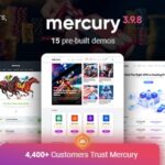 Mercury - Affiliate WordPress Theme. Casino, Gambling & Other Niches. Reviews & News