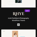 Rhye – AJAX Portfolio WordPress Theme