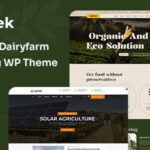 Agritek - Agriculture, Dairyfarm and Gardening WordPress Theme