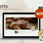 Umberto - Mushroom Farm & Organic Products Store WordPress Theme